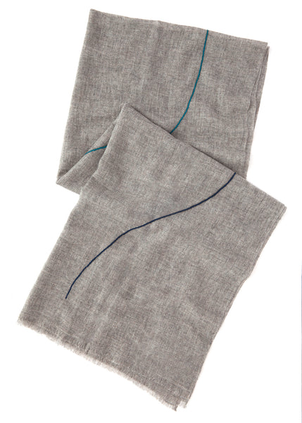 Cashmere Scarf Ocean Waves