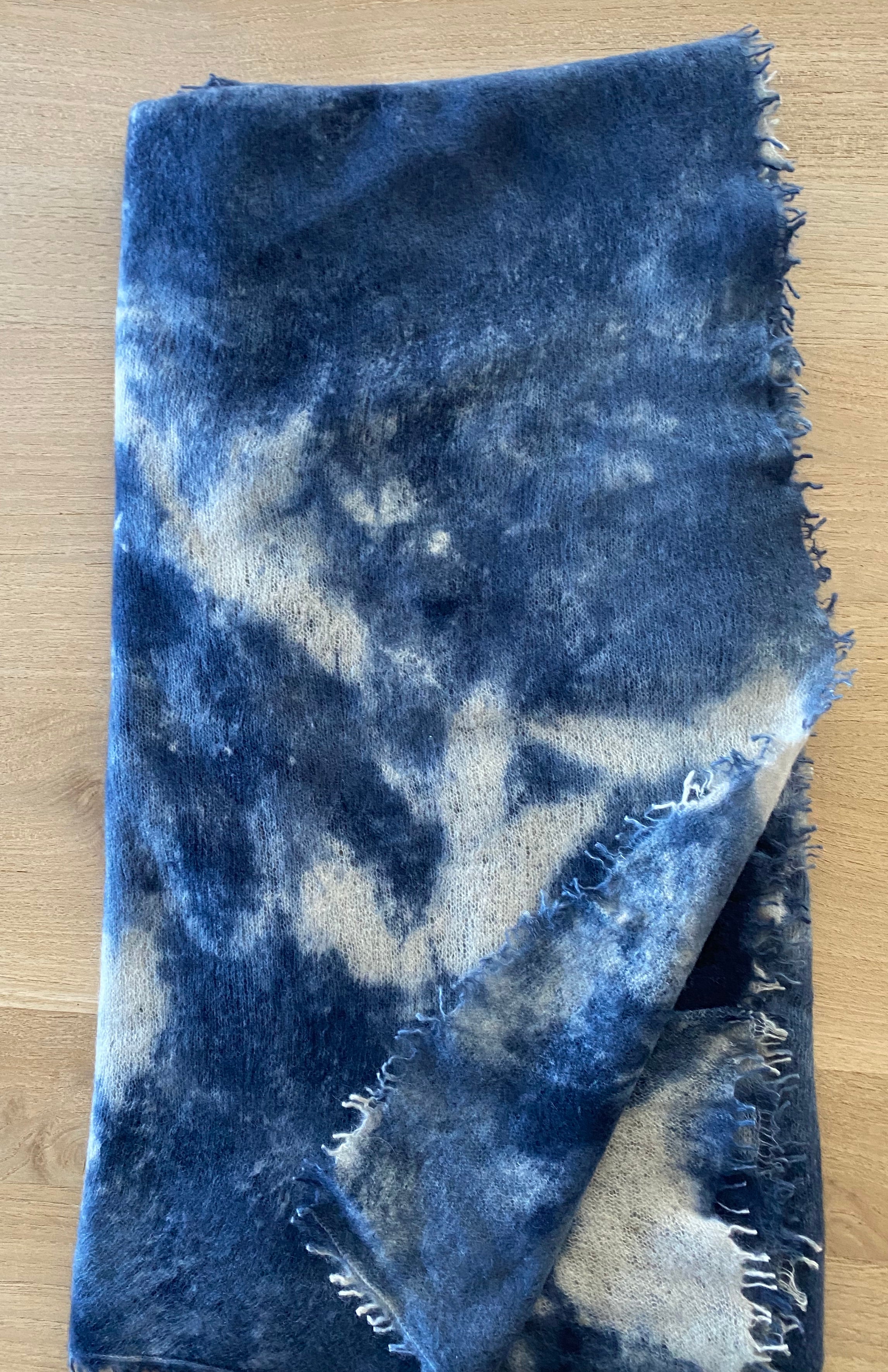 Cashmere Scarf Meru Cloud Tie Dye