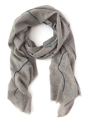 Cashmere Scarf Ocean Waves