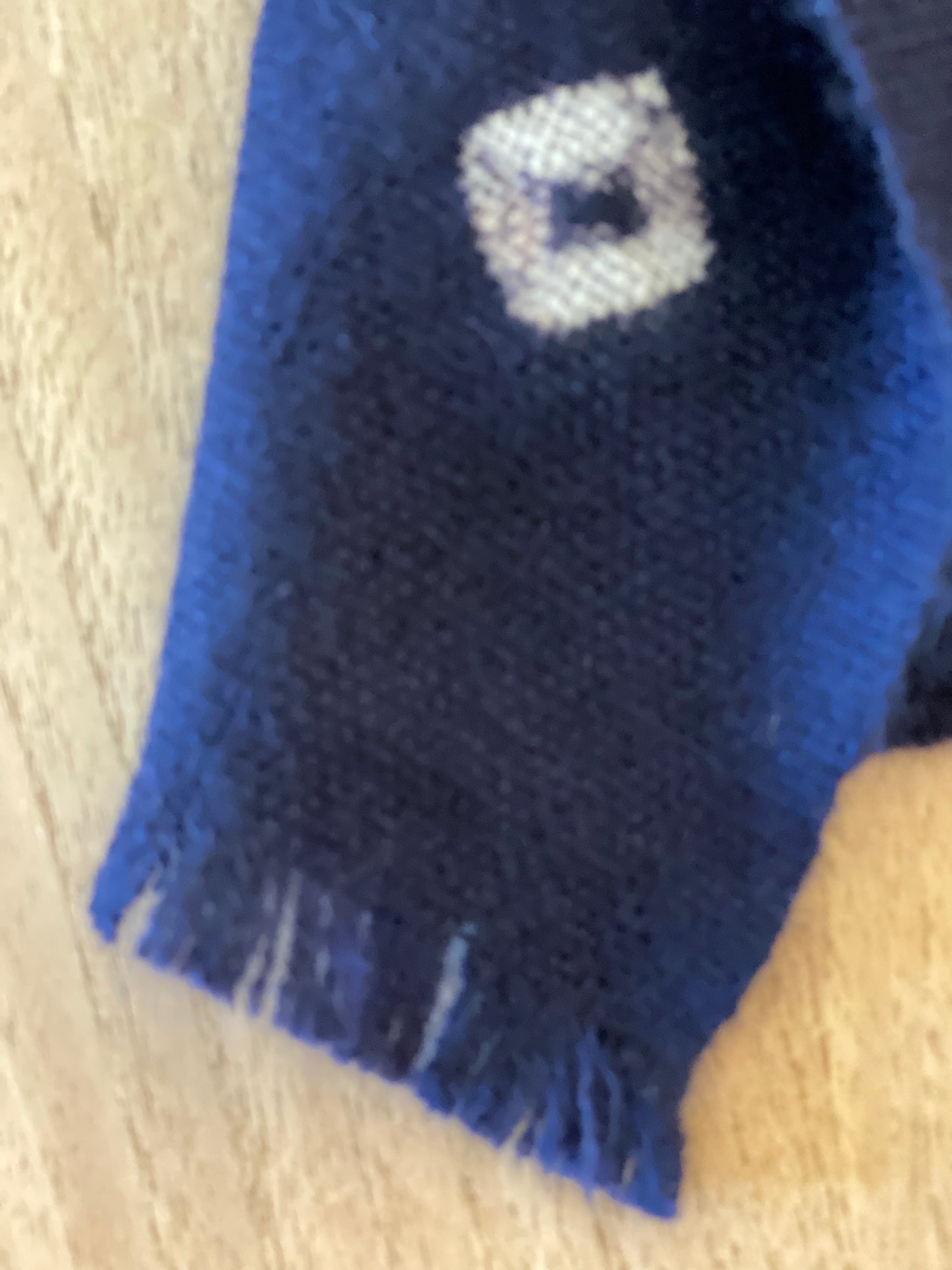 Cashmere Shibori Indigo scarf