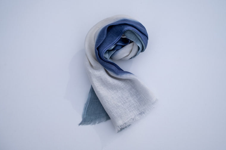 Linen Encinitas ombre scarf