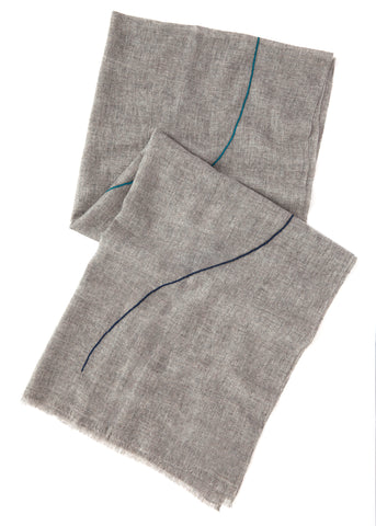Cashmere Scarf Ocean Waves