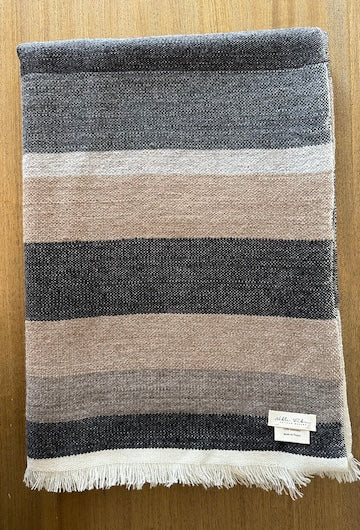 Limited Edition Cashmere blanket Ponto Stripes