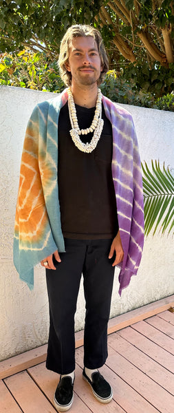 Cashmere Shawl Pondichery Shibori collection