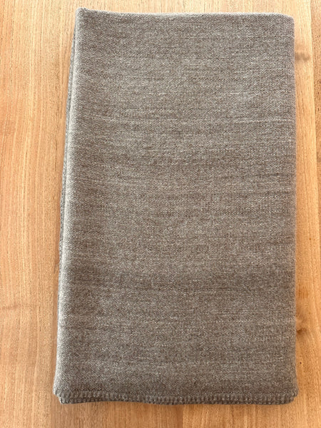 Cashmere Blanket four ply hand woven with whipstitch edge