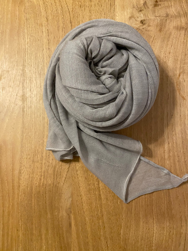 Cashmere Knit Imprint Scarf