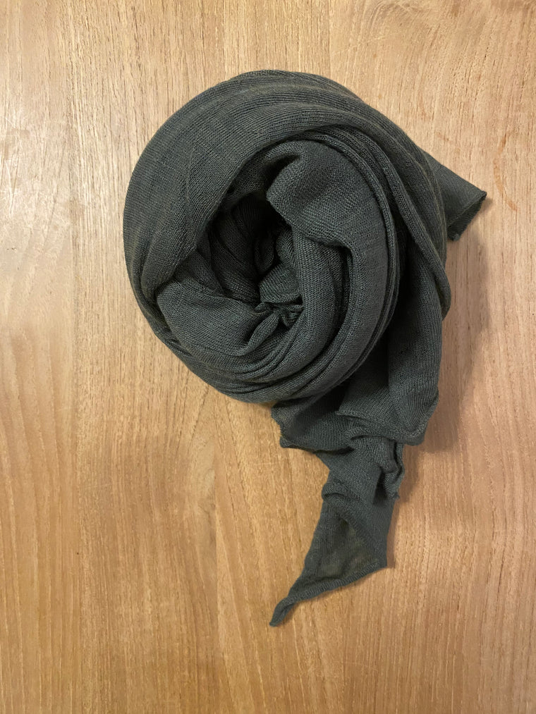 Cashmere scarf ultrafine knit Imprint