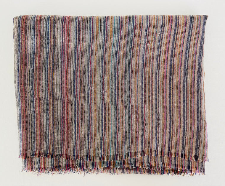 Cashmere Wrap Sustainable Stripes