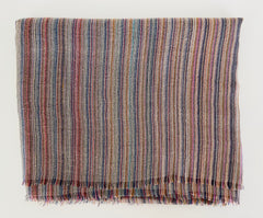 Cashmere Shawl Sustainable Stripes