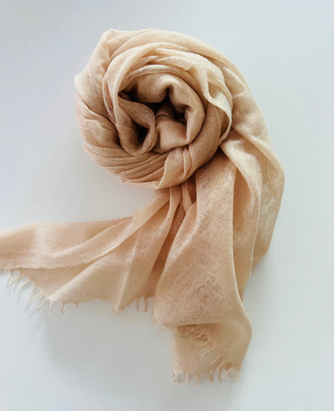 Cashmere Scarf Deva with fringe