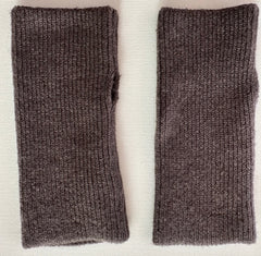 Cashmere sleeves ribbed