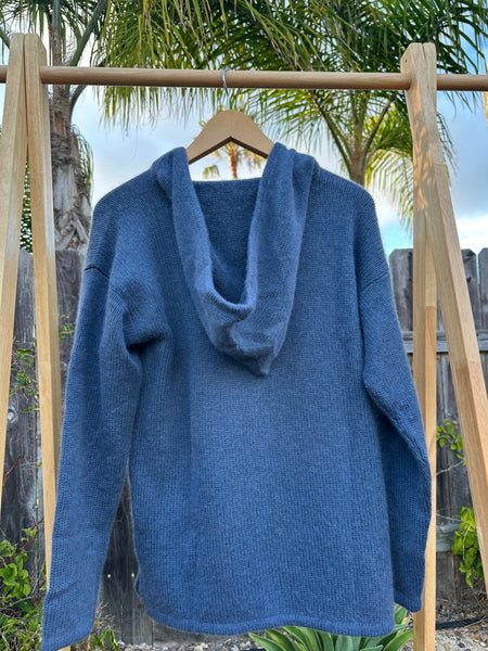 Cashmere sweater baja hoodie