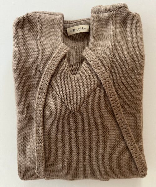 Cashmere sweater baja hoodie
