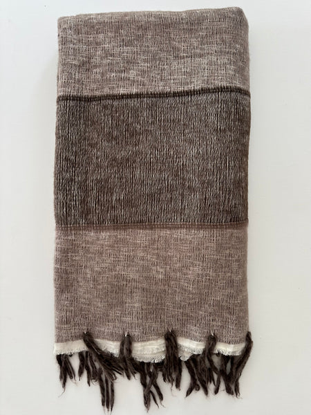 Thakali Hand spun Cashmere throw