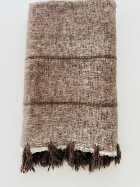 Thakali Hand spun Cashmere throw