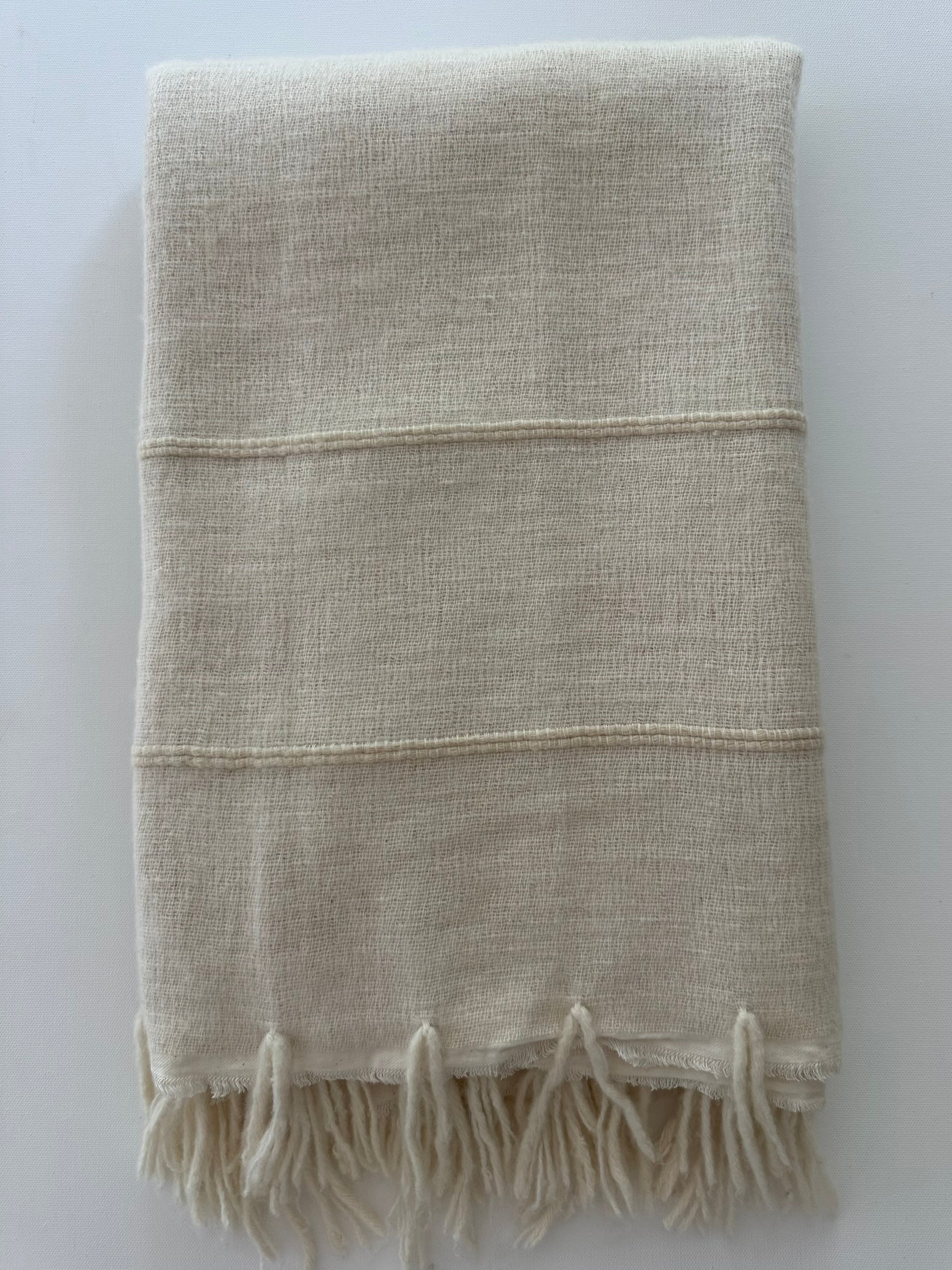 Thakali Hand spun Cashmere throw