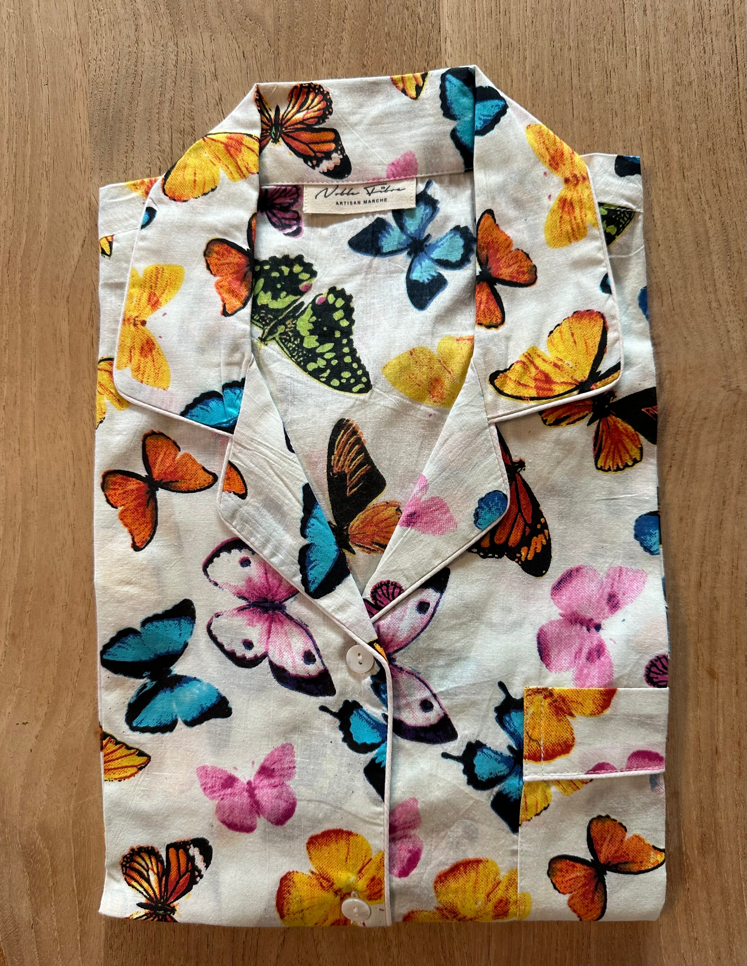 Noble Fibre Pajama Classic Set Garden Print Collection