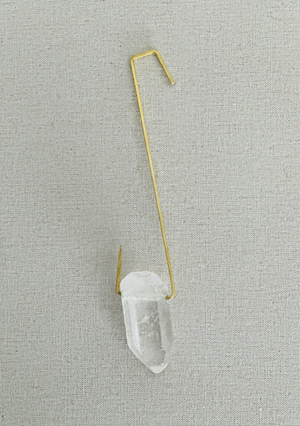 Crystal, shell, stone and geode ornaments