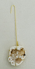 Crystal, shell, stone and geode ornaments