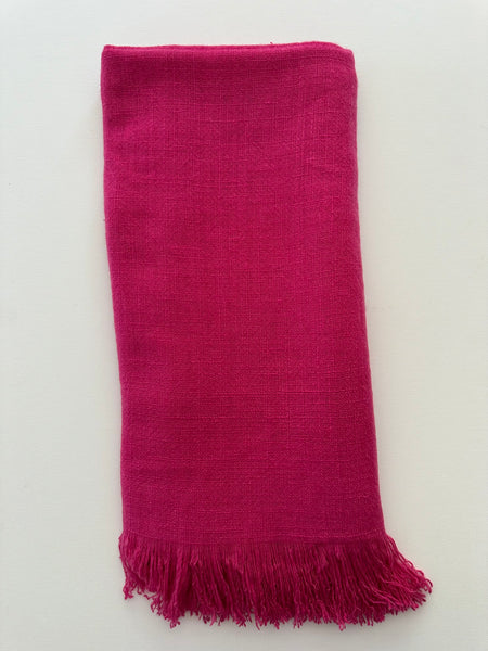 SAMPLE SALE Cashmere shawl MG fringe
