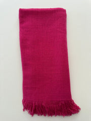 SAMPLE SALE Cashmere shawl MG fringe