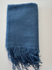 SAMPLE SALE Cashmere scarf ultrafine bandana -long fringe