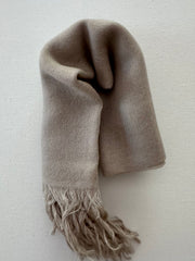 SAMPLE SALE Cashmere scarf ultrafine bandana -long fringe