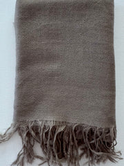 SAMPLE SALE Cashmere scarf ultrafine bandana -long fringe