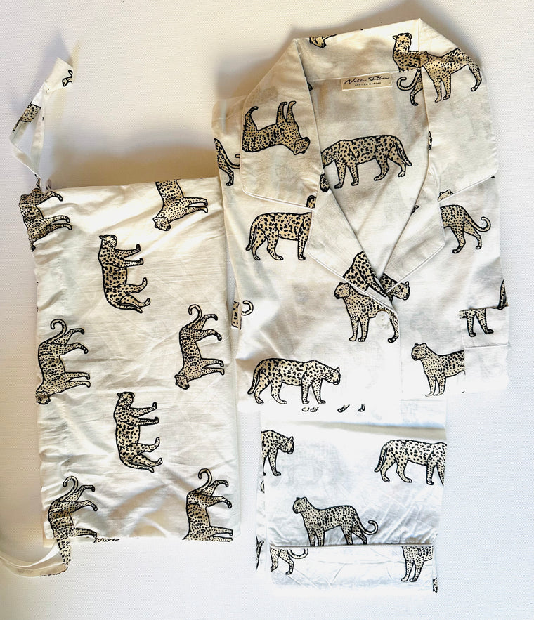 Noble Fibre Pajama Classic Set Wildlife Collection