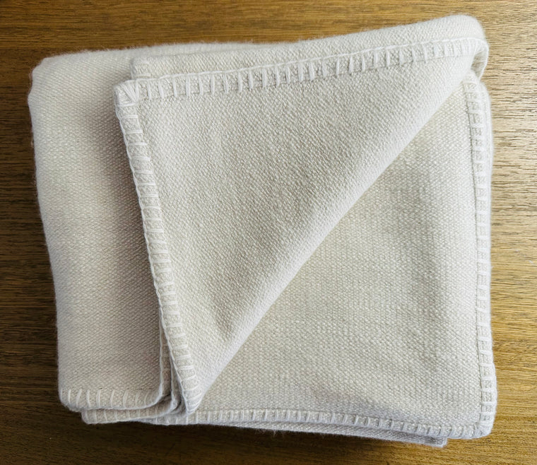 Cashmere Classic 4 ply hand woven blanket