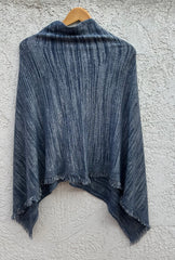 Cashmere Poncho Ponto Linen Space Dye