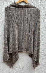 Cashmere Poncho Ponto Linen Space Dye