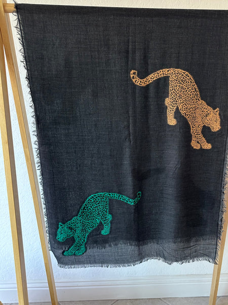Rajasthan Leopard Scarf