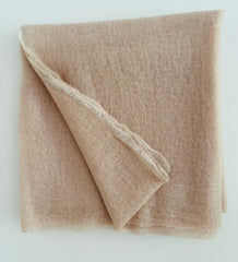 Cashmere Scarf Deva silver selvedge