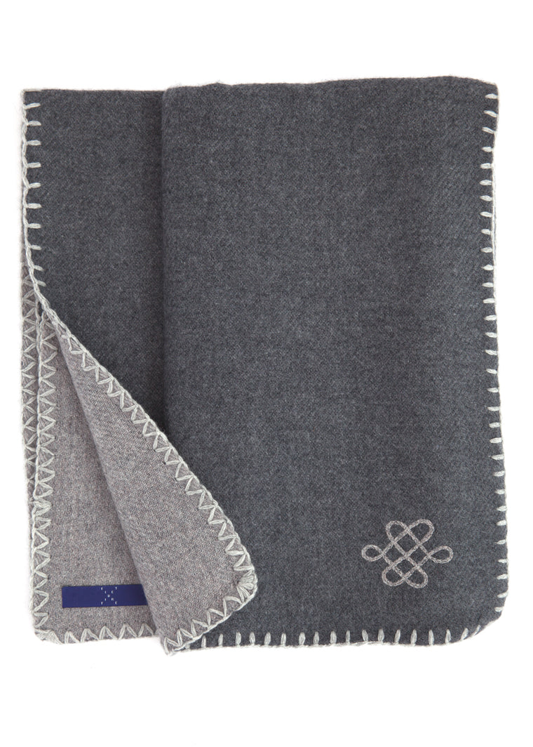 Fibre Tibet limited edition cashmere reversible blanket