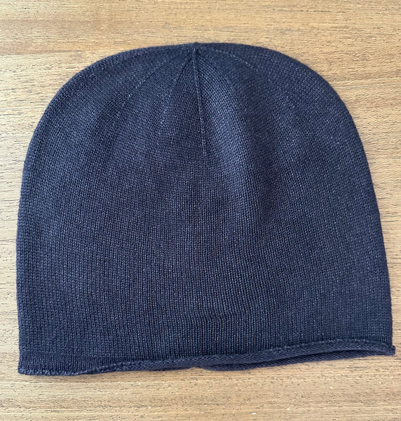Cashmere Hat with rolled edge