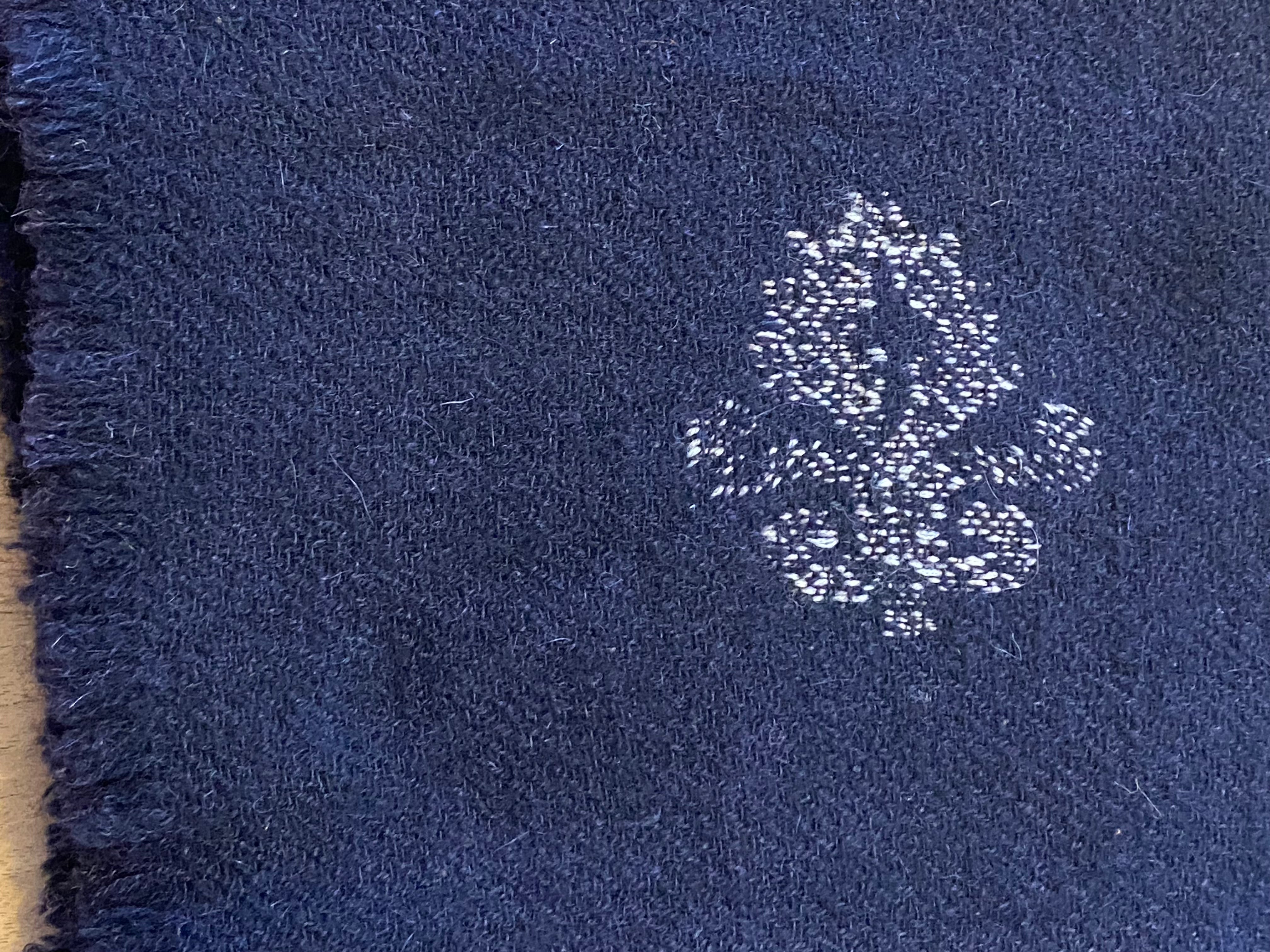 Cashmere Shawl Fleur de Lys