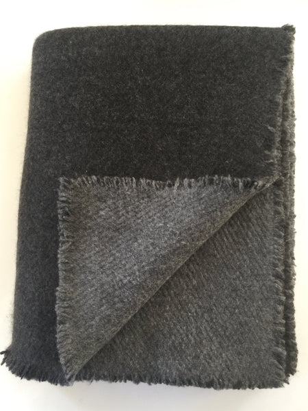 Cashmere 4 ply hand spun hand woven blanket