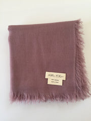 Cashmere Ultra fine Teresa Scarf with long fringe