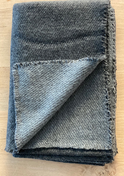 Cashmere Himalaya 4 ply hand spun hand woven blanket