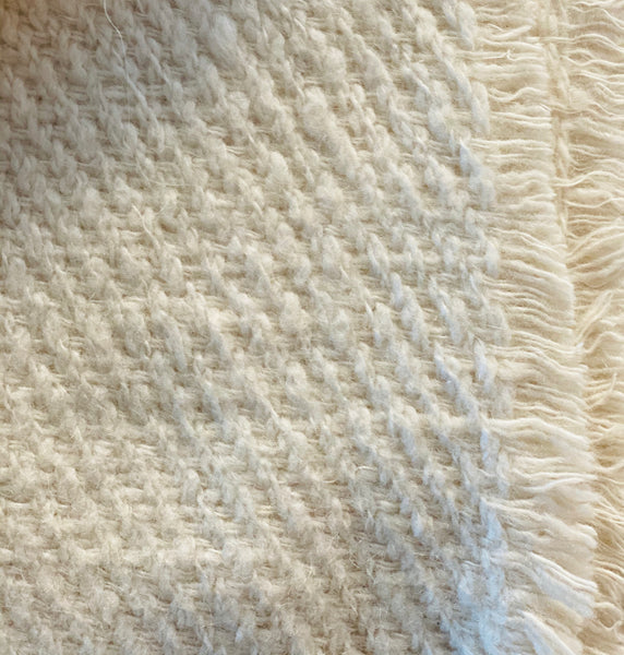 Cashmere Himalaya 4 ply hand spun hand woven blanket
