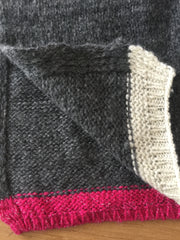 Fibre Tibet limited edition hand knit cashmere blanket