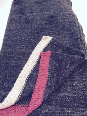 Fibre Tibet limited edition hand knit cashmere blanket