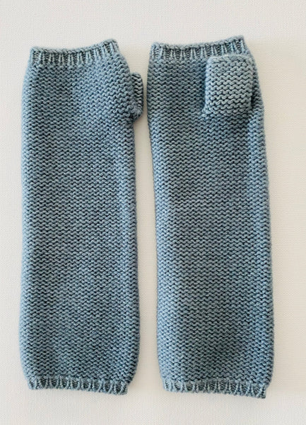 Cashmere knit arm warmers