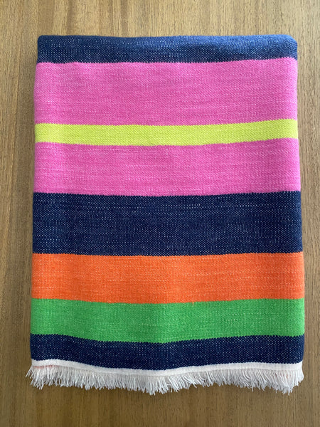 Cashmere Stripe Blanket Todos Santos