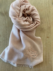 Fibre Tibet limited edition cashmere lotus scarf