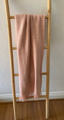 Cashmere Fringed Throw made with hand spun cashmere