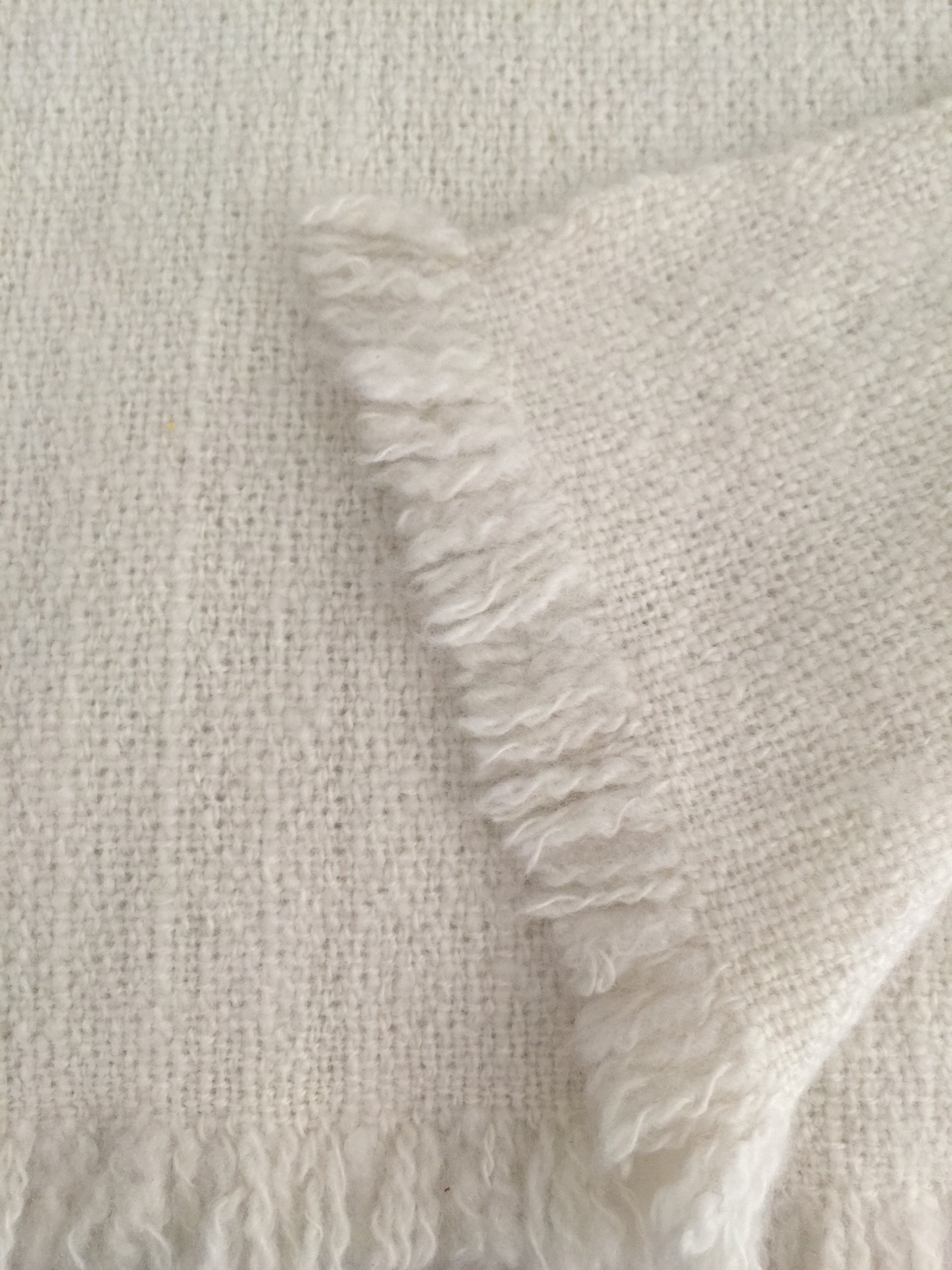 Cashmere Hand Spun and Hand woven heritage blanket