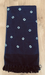 Cashmere Shibori Indigo Wrap
