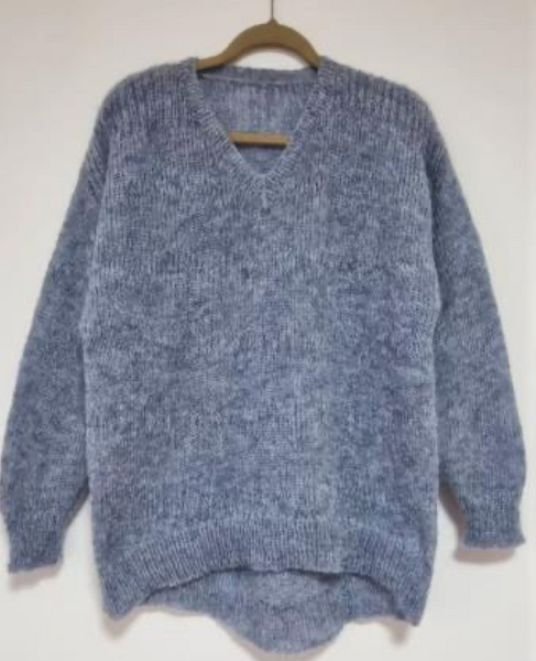 Noble Fibre x Mia Peru Alpaca V Neck sweater